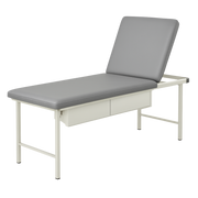 Pacific Medical Free Standing Treatment Couch With Drawers Grey