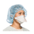 Halyard Fluidshield N95 small face mask with head straps for secure fit and fluid resistance.