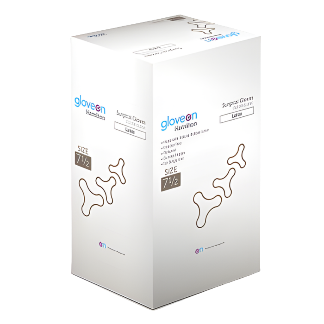 Hamilton Latex Sterile Powder Free Gloves in multiple sizes, providing secure, comfortable protection with excellent tactile sensitivity for clinical and care procedures.