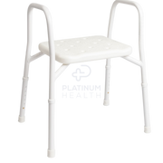 HeroMedicalShowerStool NonPaddedAluminiumRustFree
