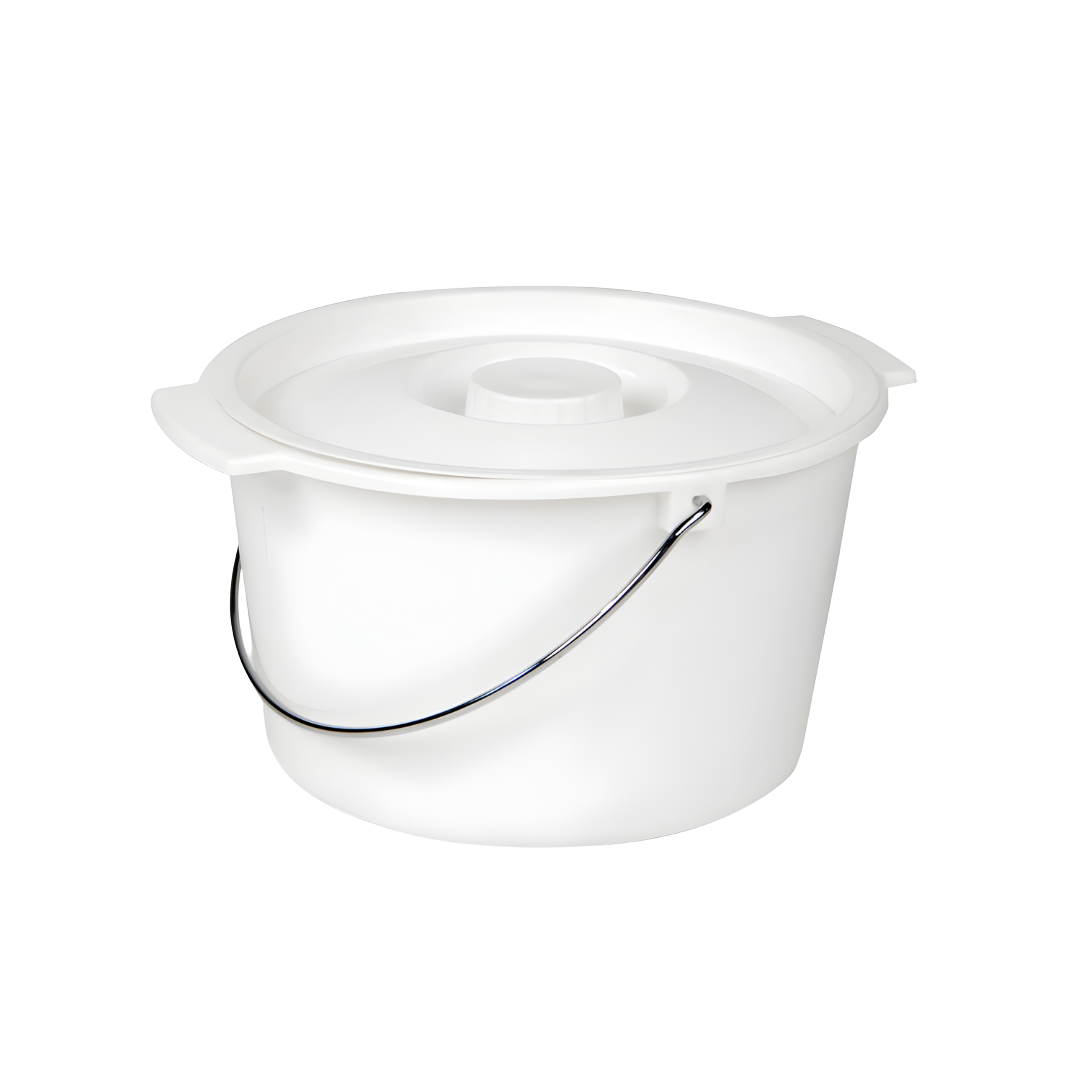 Hero Medical Bowl and Lid for Hero bathroom products, durable and hygienic accessory for patient care.