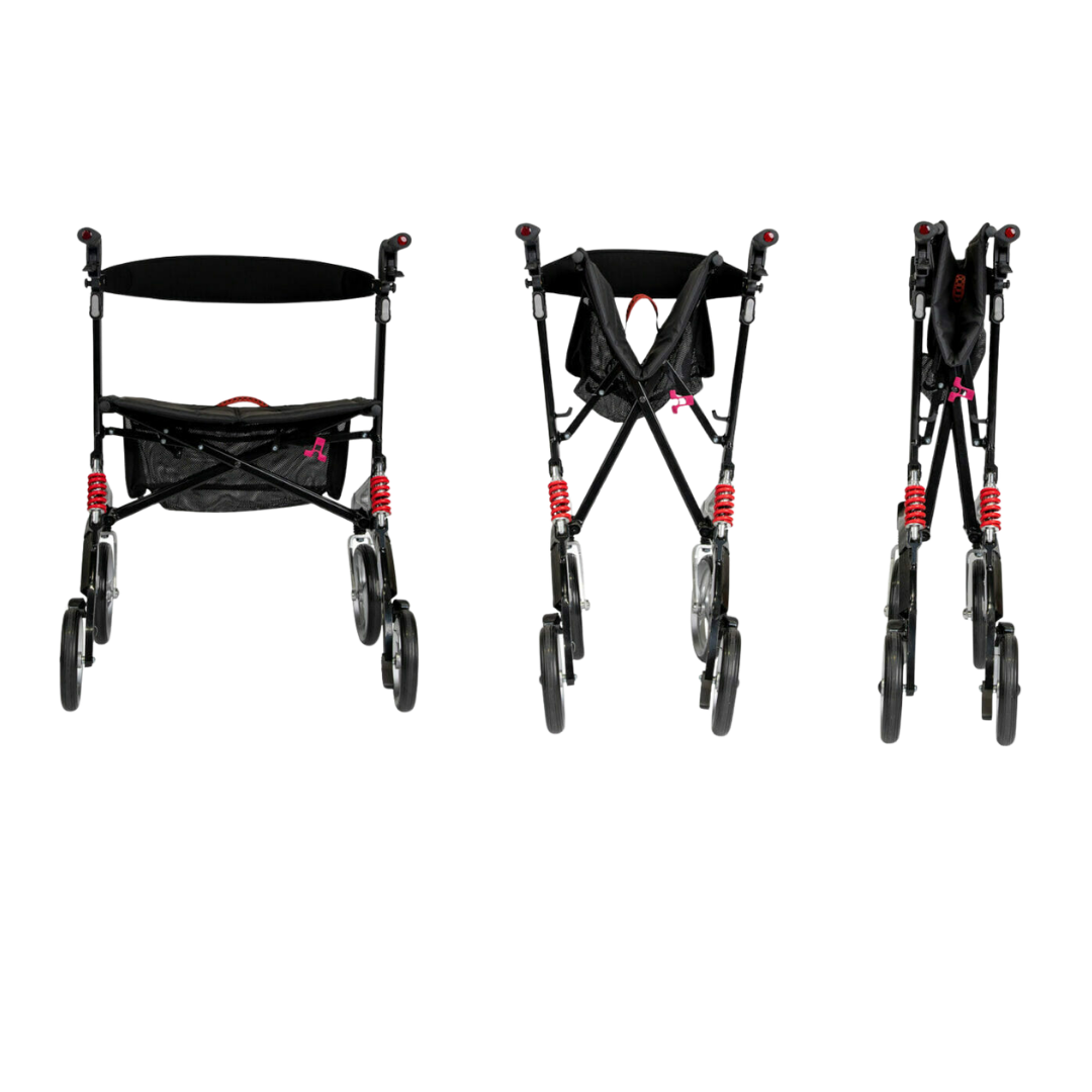 Hero Medical Heavy Duty Outdoor Lite Walker, durable aluminium frame, high weight capacity, stable design for outdoor use, supports safe mobility and independence.