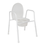 Hero Medical Over Toilet Aid in aluminium, rust-free design with supportive armrests for safe, stable bathroom assistance