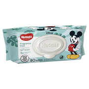 Huggies Gentle Cleanse Fragrance Free Baby Wipes, soft and durable wipes for sensitive baby skin and daily hygiene.