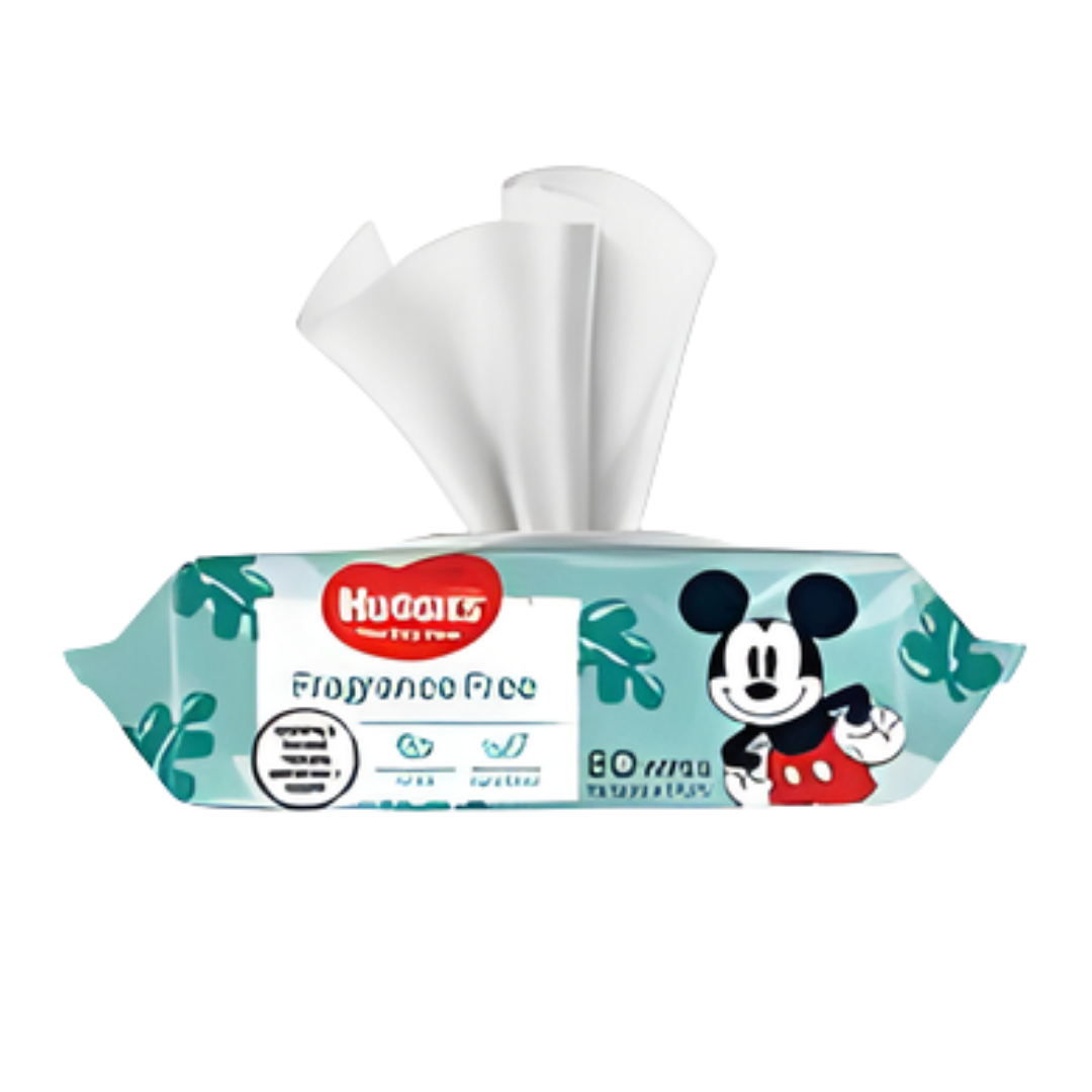 Huggies Gentle Cleanse Fragrance Free Baby Wipes, soft and durable wipes for sensitive baby skin and daily hygiene.