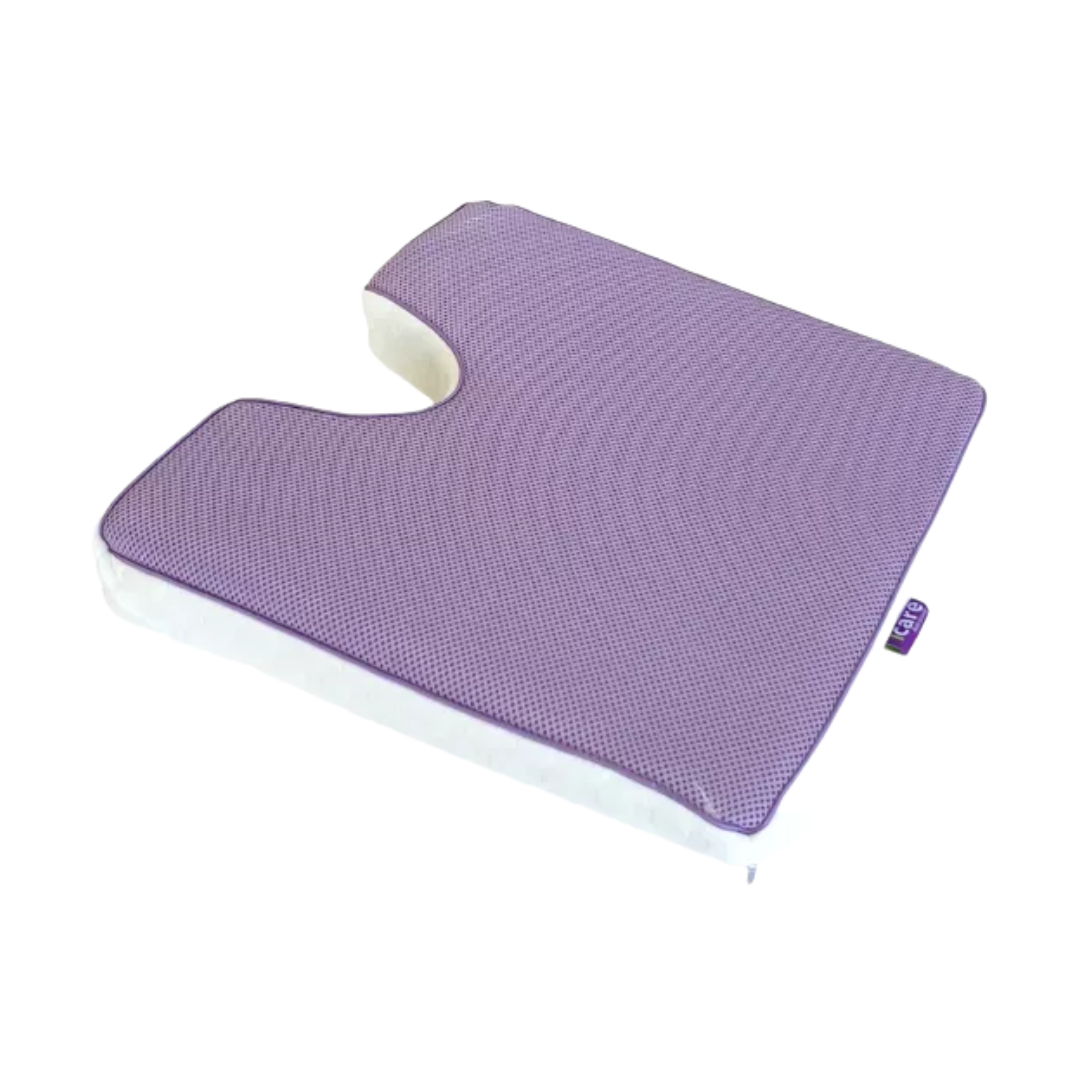 Icare Coccyx Wedge – Ergonomic cushion with coccyx cut-out for tailbone pressure relief and posture support