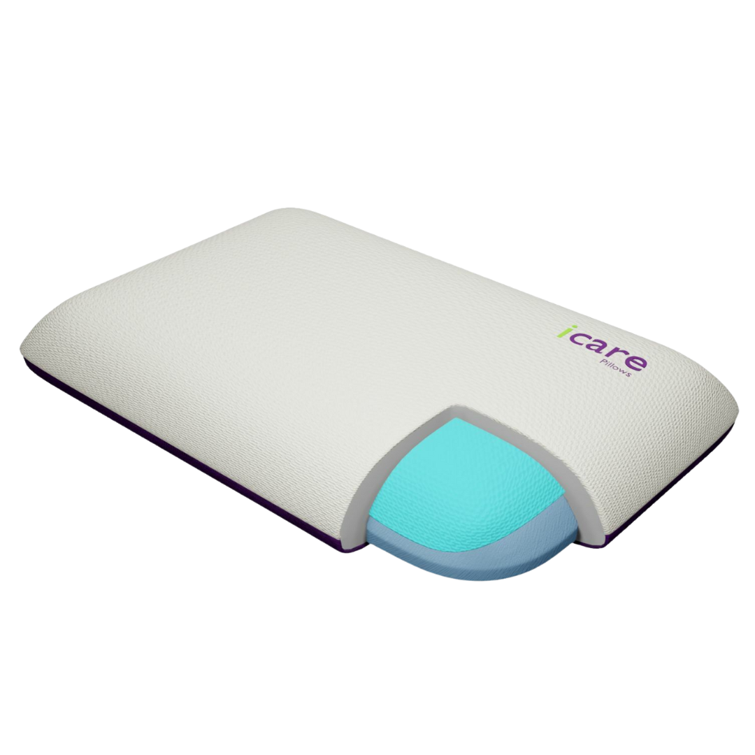 Icare Classic Pillow – Traditional shape pillow with ActiveX™ foam and cooling gel insert for comfort and support