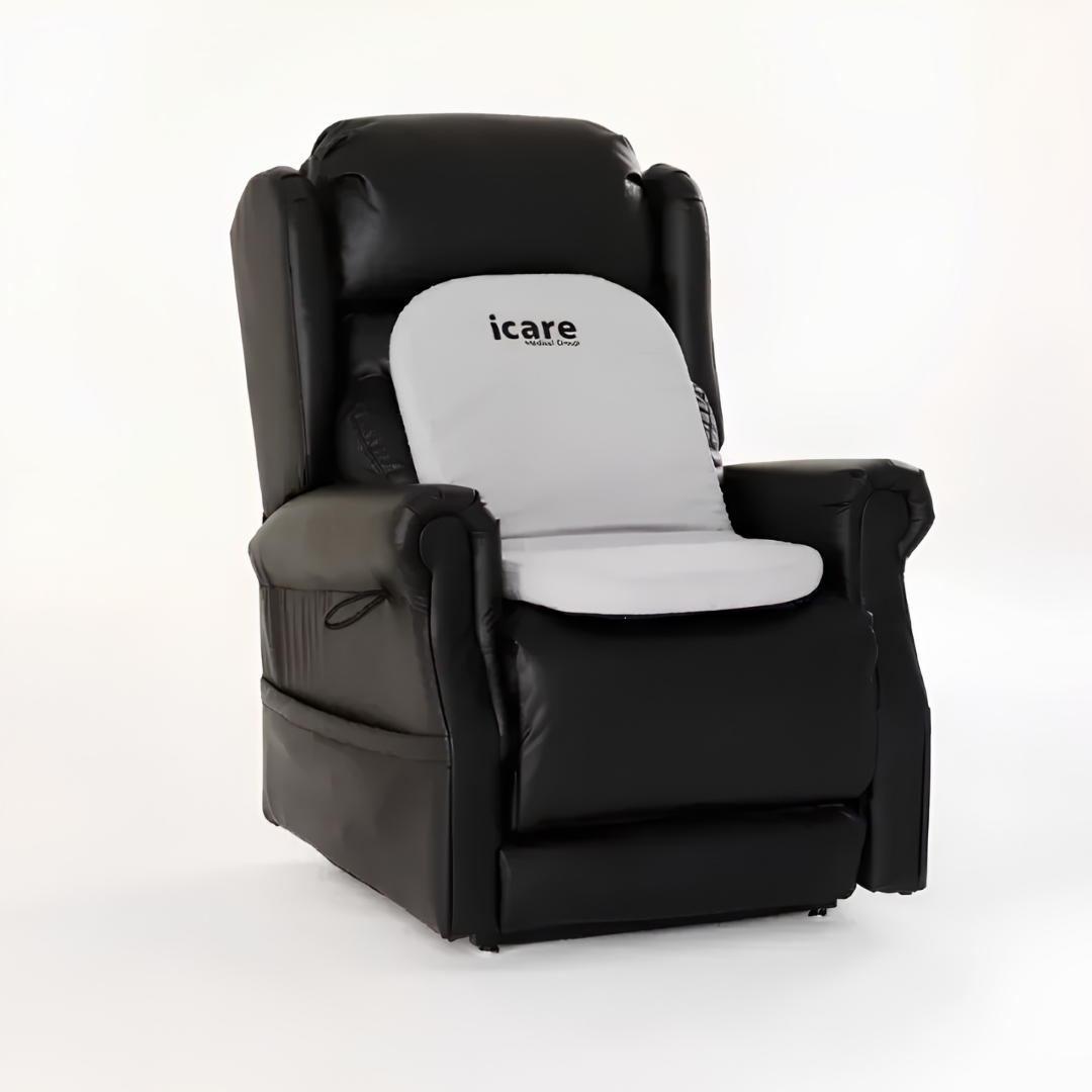 Icare Pressure Pad 91 x 45cm, multi‑purpose cushion with plush washable cover and anti‑slip base, provides targeted pressure relief for heels and coccyx.