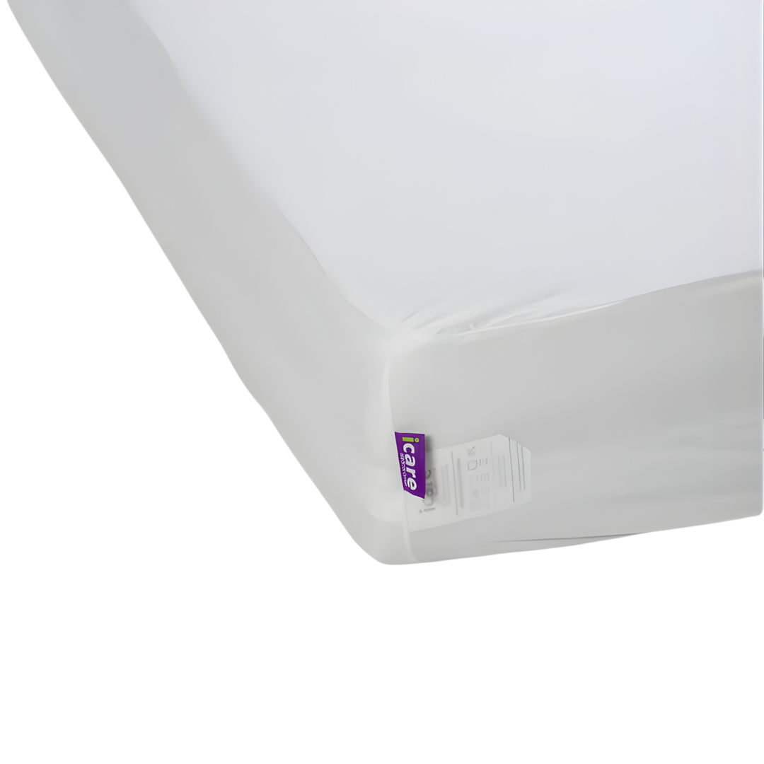 Waterproof Terry Mattress Protector with 30cm skirt, soft terry surface and waterproof backing for comfort and reliable mattress protection.