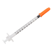 Insulin syringe 0.5mL with 29g x 13mm fixed needle sterile single-use device for accurate insulin delivery and safe daily diabetes management care use
