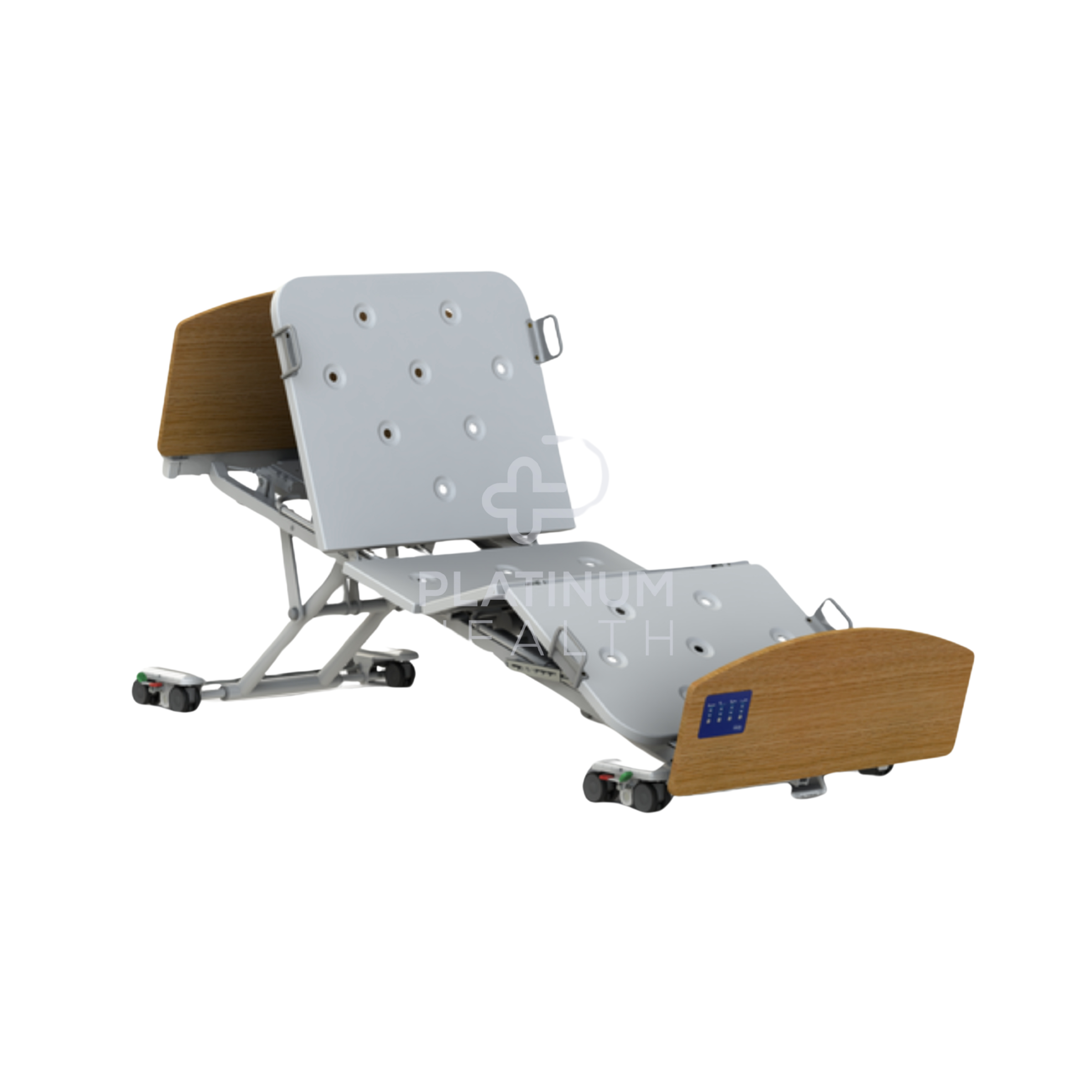 Invacare CS8 Floorline Bed – a fully adjustable, electric hospital bed designed for comfort, safety, and ease of use in home and healthcare settings