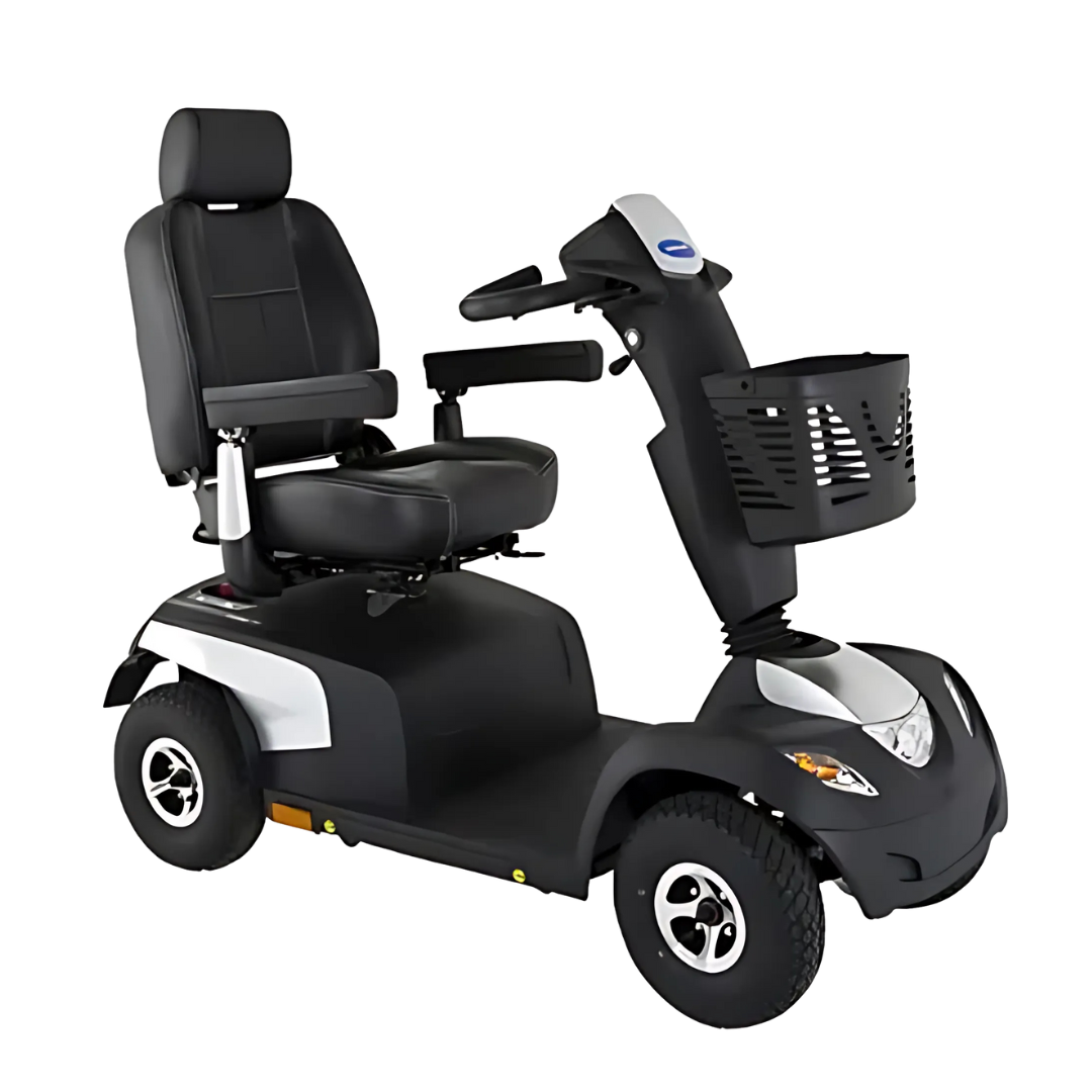 Invacare Pegasus Metro Mobility Scooter – mid-size, long-range scooter with ergonomic seat, LED lights, and safety features for outdoor independence.
