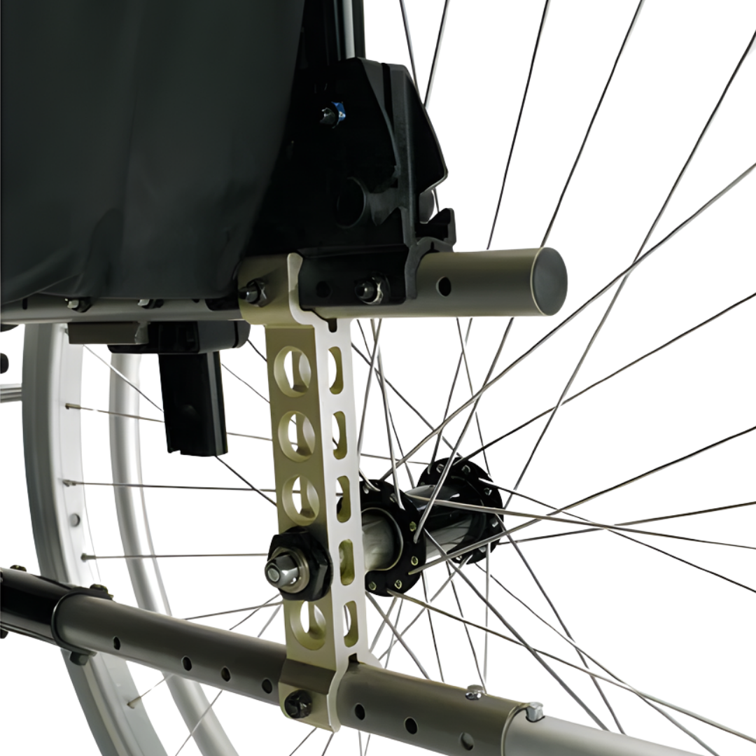 Invacare Action 3NG self-propelled wheelchair with lightweight frame and quick-release wheels, designed for daily mobility, comfort, and easy transport.