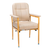 KCare Murray Bridge Low Back Day Chair – Adjustable height vinyl chair for aged care and rehabilitation