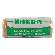 MEDICREPE Elastic Crepe Bandage 10cm x 1.5m Heavy provides firm compression, durable support, and secure dressing retention.