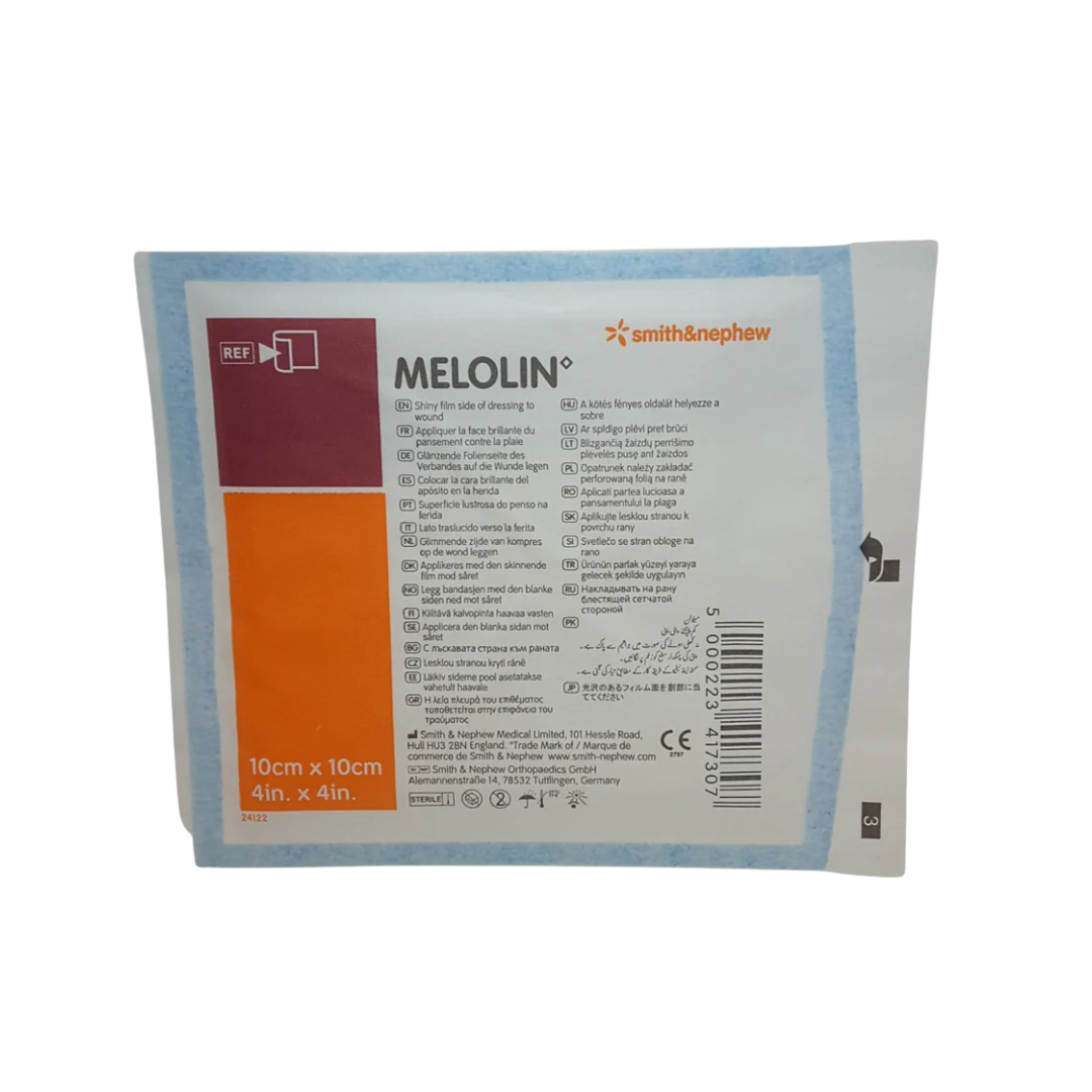 MELOLIN Low Adherent Absorbent Wound Dressing – Gentle Protection for Minor Injuries