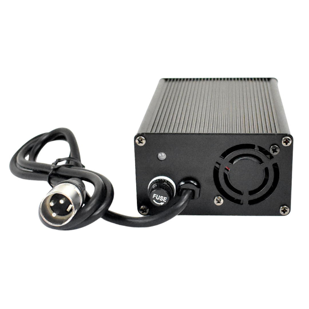 Universal 4–5AMP mobility scooter charger delivering safe, efficient power for everyday use, suitable for home, aged care, and NDIS participants.