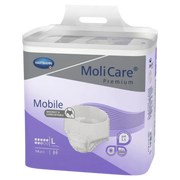 MoliCare Premium Mobile 8 Drops Large incontinence underwear – high absorbency pull-up pants for comfort and active wear.