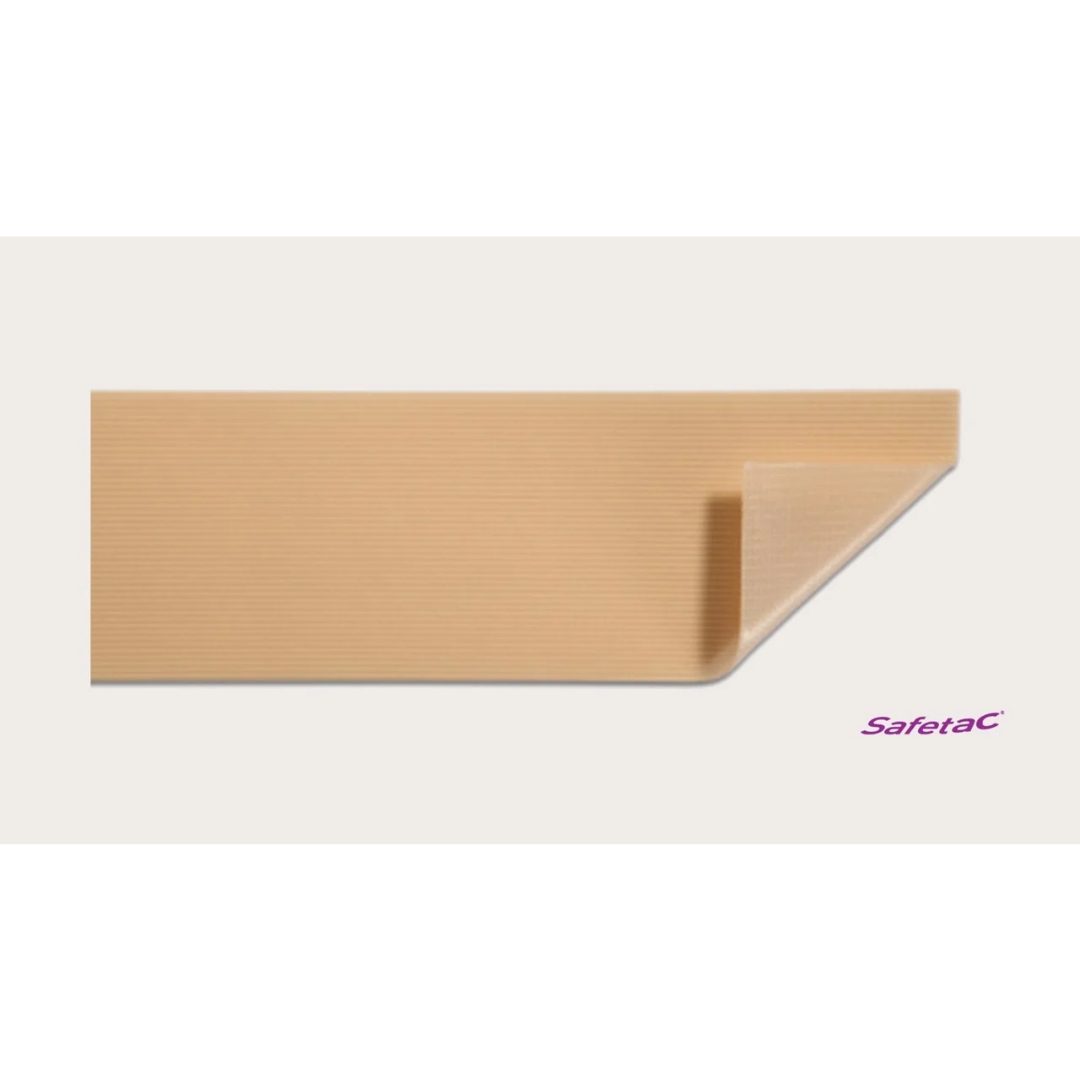 Molnlycke Mepitac Silicone Tape roll – soft silicone adhesive for sensitive skin care and wound dressing fixation.