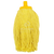 Nab Clean 400g Mop Head in yellow, featuring high-absorbency cotton for efficient cleaning, universal fitting for standard mop handles, and machine-washable design for durability and hygiene.