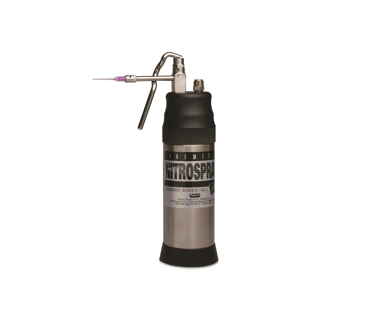 Nitrospray handheld liquid nitrogen spray unit included in Cryotherapy Package One