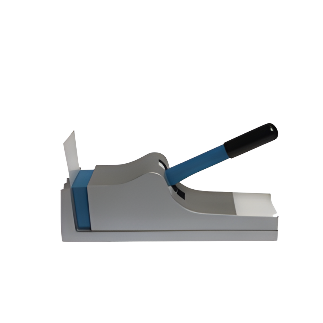 White pill crusher with ergonomic handle and a clear, contoured compartment for easy crushing of pills. Designed for individuals with limited hand strength, the crusher ensures smooth, effective pill grinding for easier medication consumption.