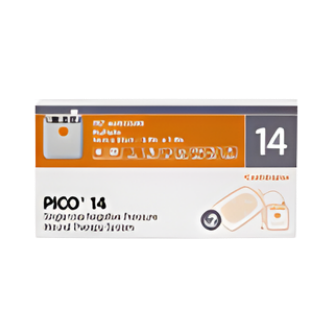PICO 14 Multisite Dressing in small and large sizes provides extended negative pressure therapy for surgical, traumatic, and chronic wounds with effective exudate control.