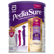 Pediasure Powder 850g Vanilla nutritional supplement for children, providing balanced vitamins, minerals, and protein to support healthy growth and development.