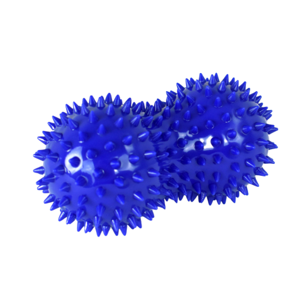 Physio/exercise/rehab balance ball Dynaso BOSU with tube handles, designed for balance, stability, and rehabilitation exercises.