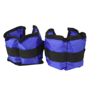 Physio/exercise/rehab weighted ankle cuff pair, 0.5 kg per cuff, designed for resistance and strengthening exercises.