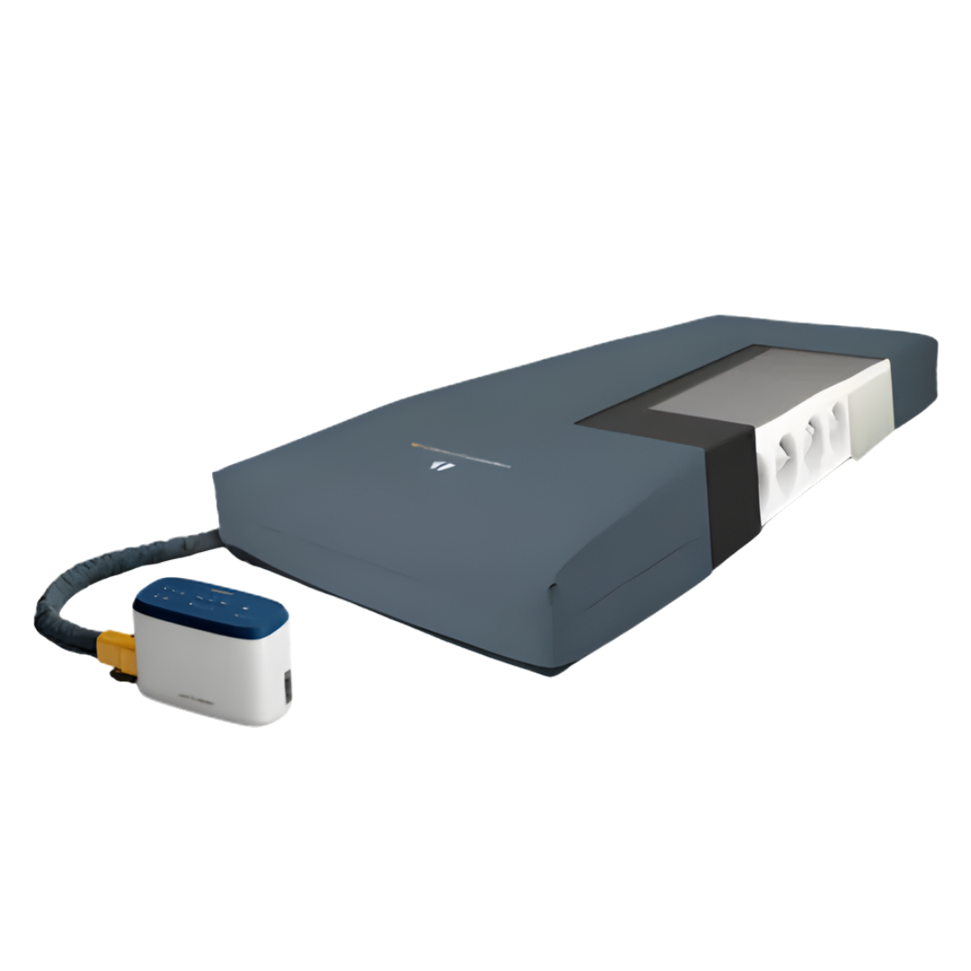 Powered Curocell A4 Cirrus Air Mattress single variant providing advanced pressure care support for patients at risk of pressure injuries in healthcare.