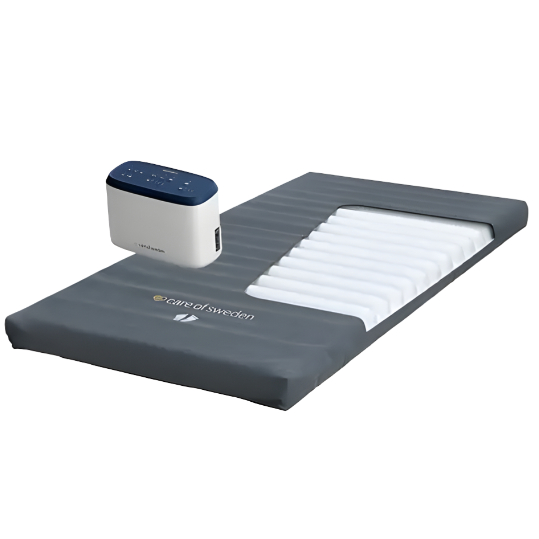 Powered Curocell A4 Cirrus Air Mattress single variant providing advanced pressure care support for patients at risk of pressure injuries in healthcare.