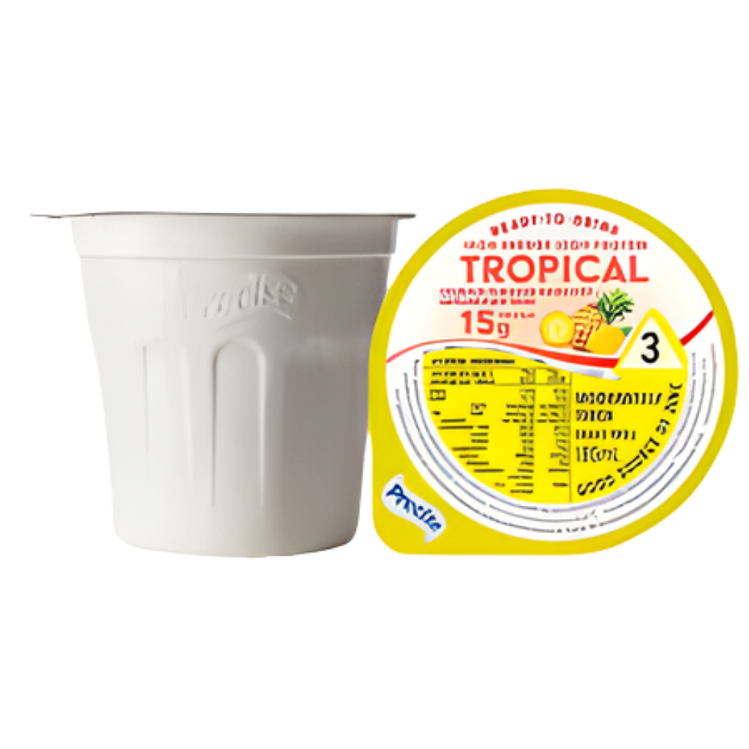 Precise Ready-To-Drink Tropical Creamy Thick 185ml available in Level 2, Level 3, and Level 4, providing safe hydration for individuals with swallowing difficulties.