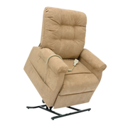 Pride C101 Powerlift Recliner Chair with single motor, soft padded upholstery, and lift function, designed for mobility support and comfort in home and aged care settings.