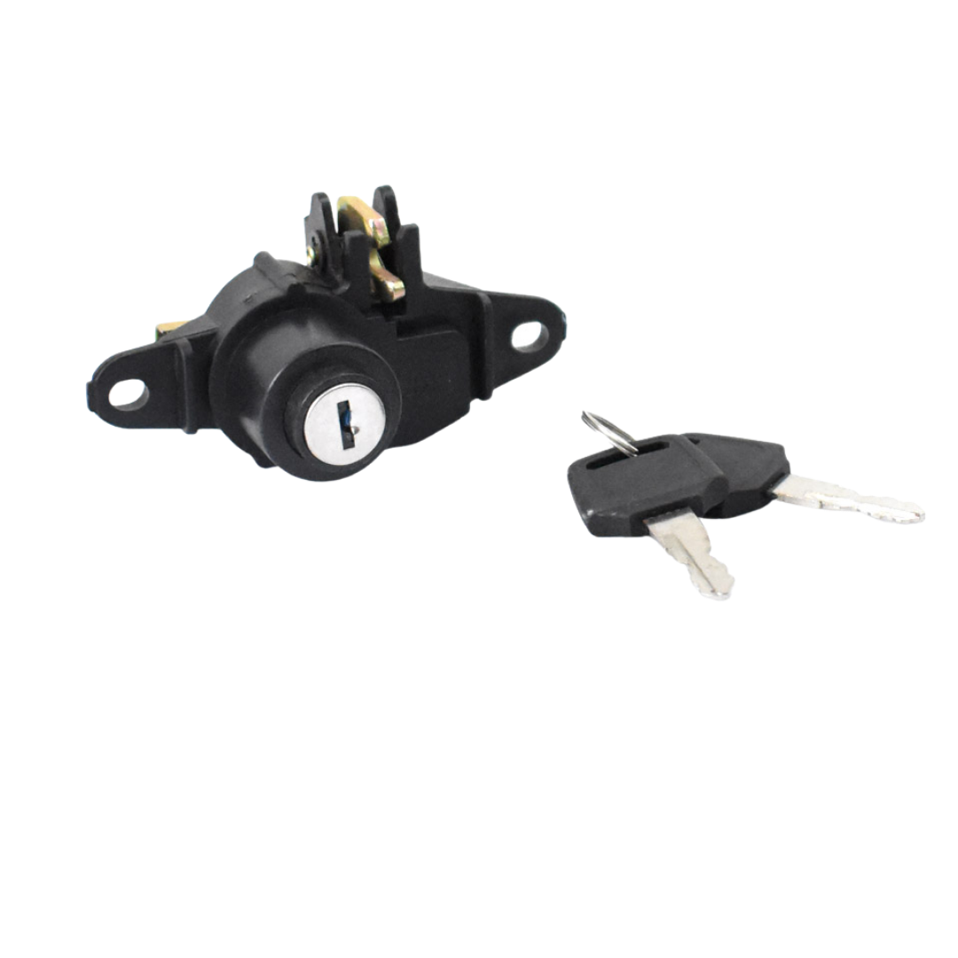 Replacement key set for mobility scooter pod/pannier, durable design, secure fit for locking system, ensures reliable access and safe storage of personal items