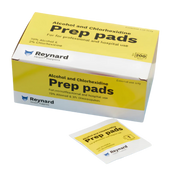 Reynard Alcohol and Chlorhexidine Prep Pads 6 X 6cm