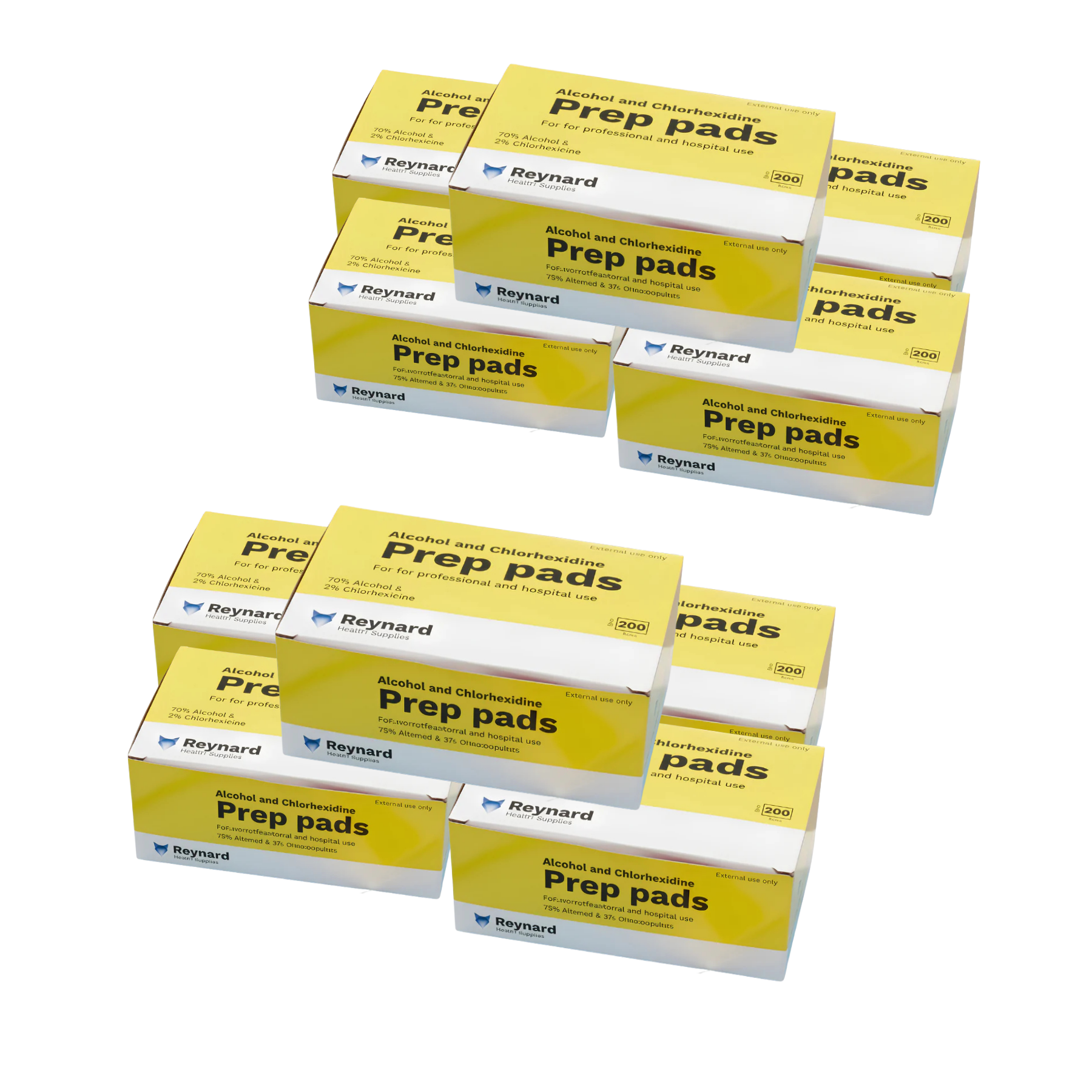 Reynard Alcohol and Chlorhexidine Prep Pads 6 X 6cm