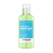 Reynard Antibacterial Hand Gel in 50 ml and 500 ml bottles providing quick, effective hand sanitising for healthcare, aged care, workplaces and everyday hygiene needs.