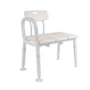Royale Heavy Duty Bath Transfer Bench with reinforced frame, wide seat, 250kg safe load, height adjustable legs, supports safe transfers and bathing independence.