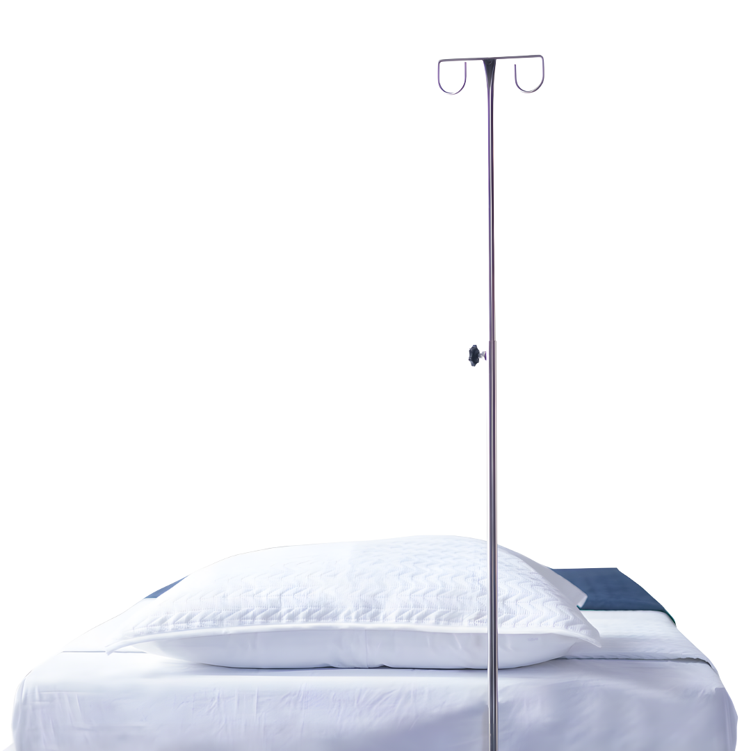 Royale Medical IV Pole Multi-Motion Bed Range provides durable, adjustable support for safe IV therapy.