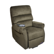 Royale Medical Signature Mayfair Recliner Lift Chair available in Dark Coffee Bean, Mushroom Grey, and Symphony Blue for supportive daily living comfort.