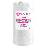 Siqura UltraX HG Large Biodegradable Wipes - Refill