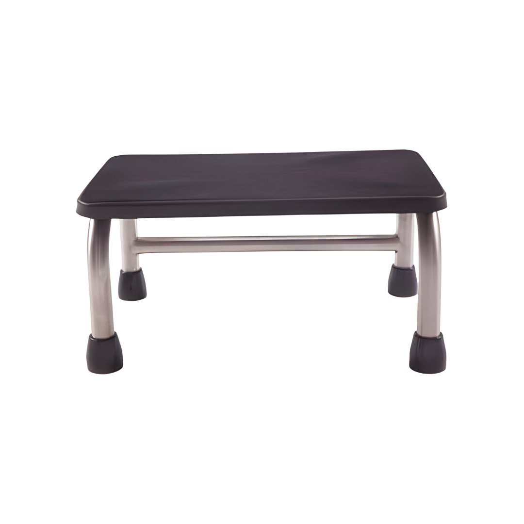 Single Step Stool with rubber non-slip surface standard size, providing safe and stable support for aged care, home care, and daily living use.
