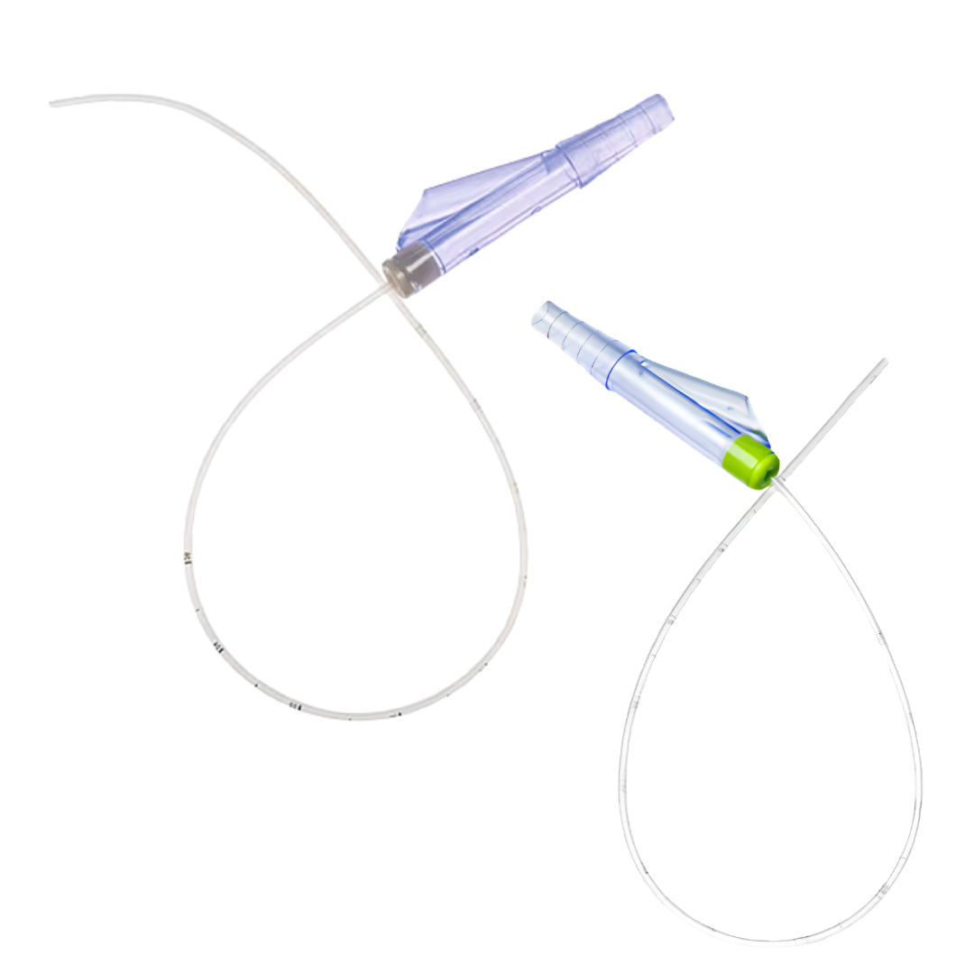 Sterile single-use suction catheter, open tip with "Y" type control vent, 380mm length, available in 5Fr and 6Fr sizes for safe airway clearance.