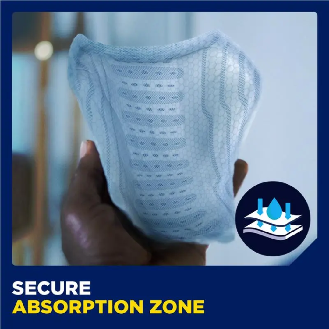 TENA Men Active Fit Level 3 Absorbent Protector Pads – discreet, high-absorbency incontinence pads for men.