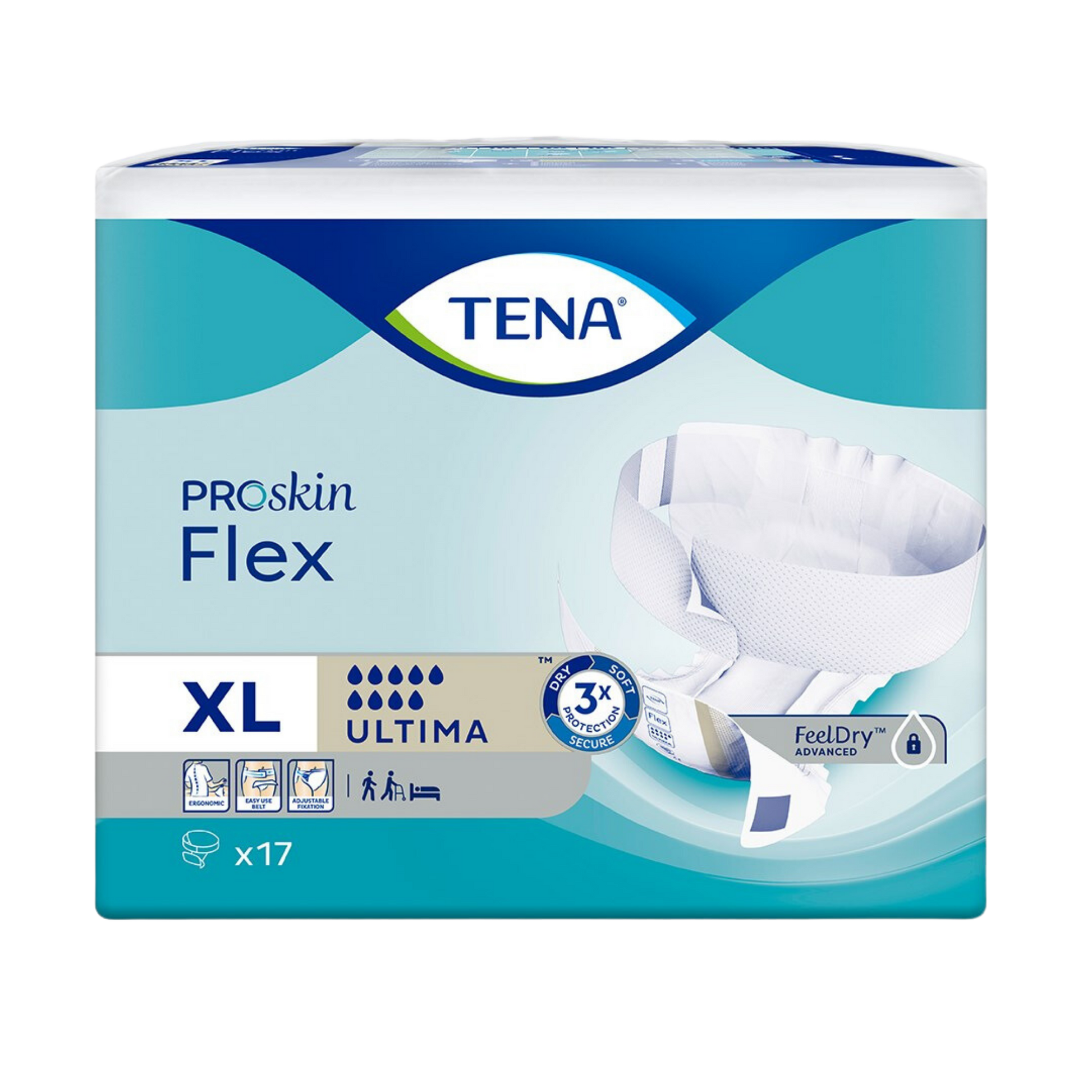 Tena Flex Proskin Ultima Extra Large Disposable Pads Pants & Liners