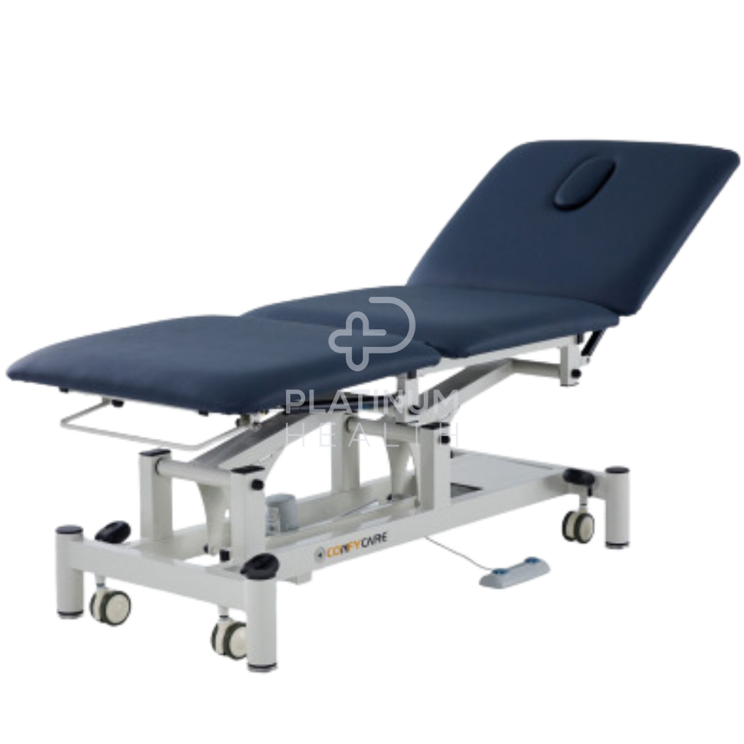 Three Section Medical Treatment Couch Grey