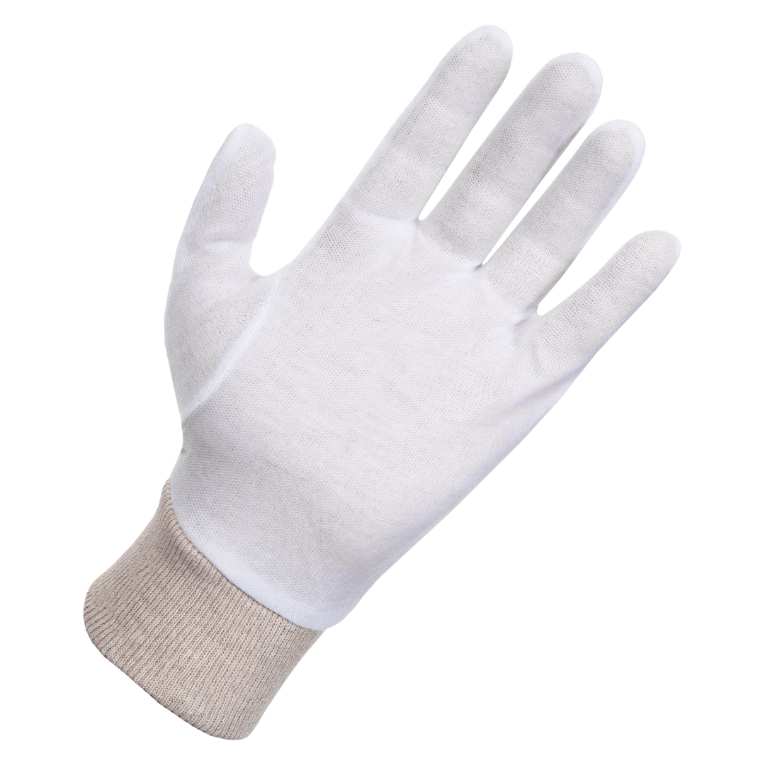 Ultra Fresh Ladies Interlock Cotton Knit Gloves.