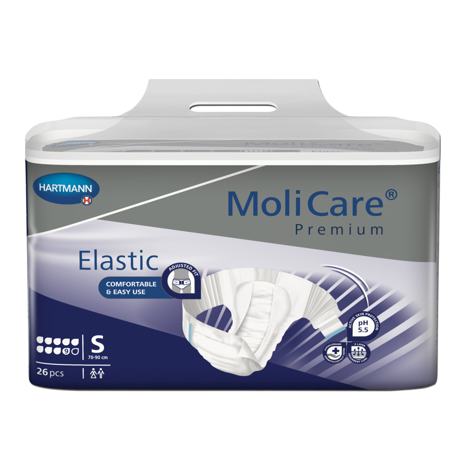 MoliCare Premium Elastic 9 Drops (Small & Medium)