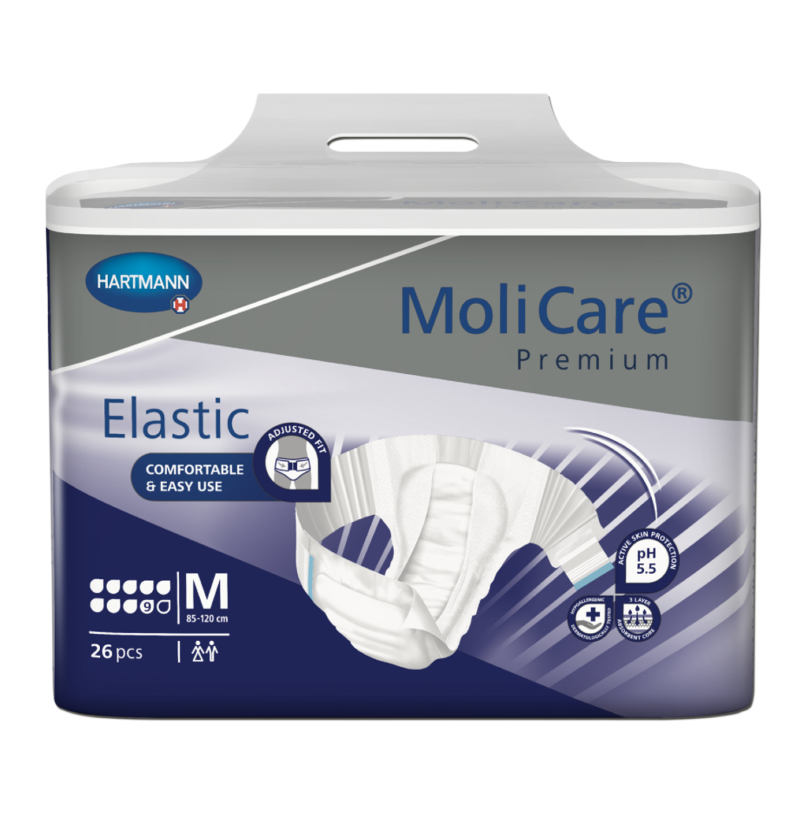 MoliCare Premium Elastic 9 Drops (Small & Medium)
